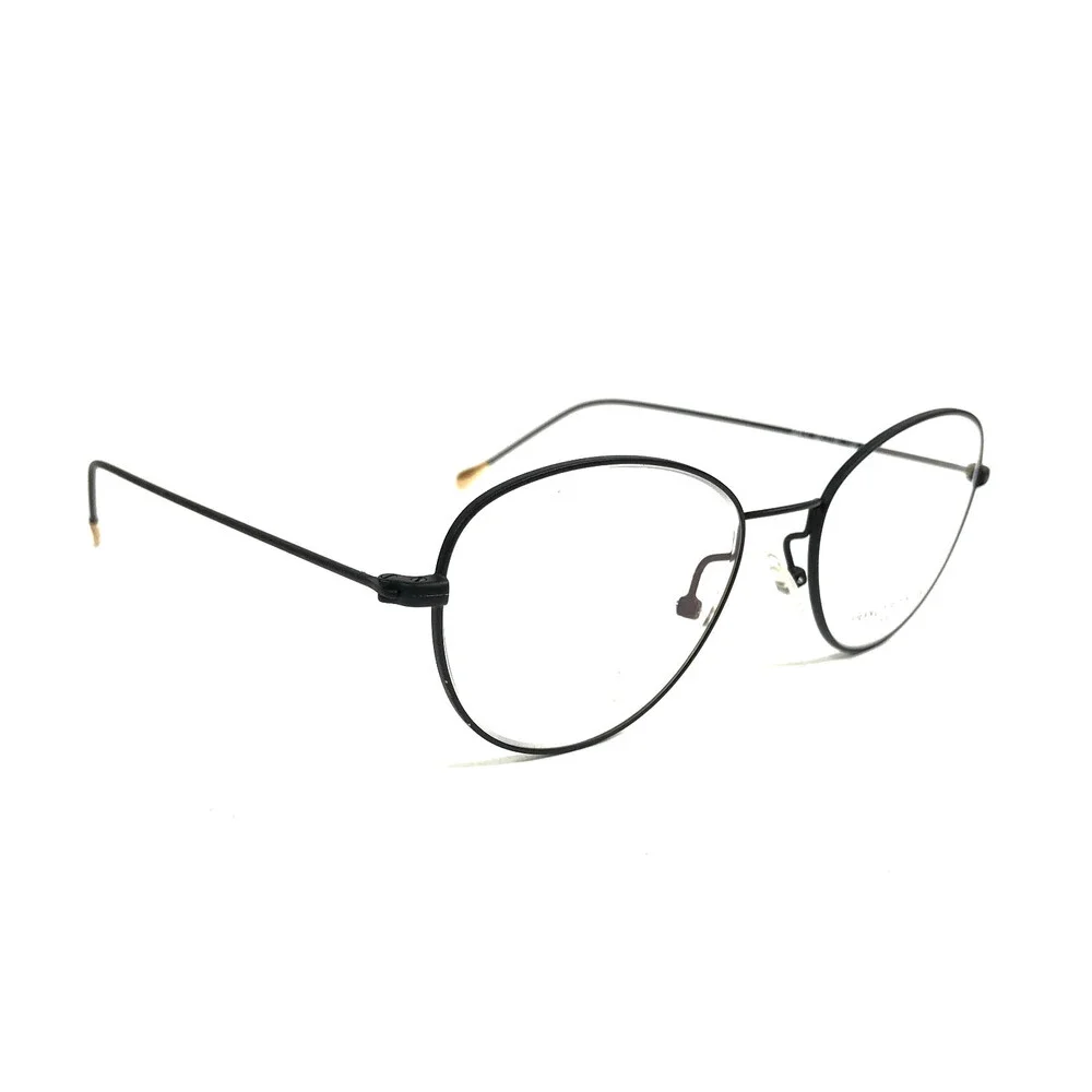 Francois Pinton Eyeglasses Frames AIR 1 019 Matte Black Wire Rim 52-18-148